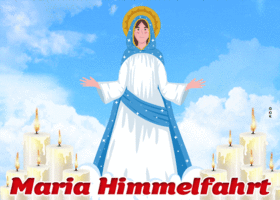 Postcard mariä himmelfahrt