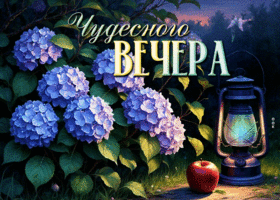 Picture мягкосердечнейшая гиф-открытка, пусть вечер пройдет чудесно