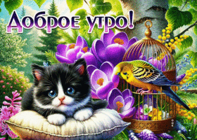 Picture наполненная гиф-открытка, доброго вам утра