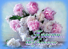 Картинка необычная открытка с пионами