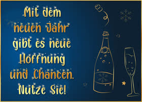Postcard neujahr