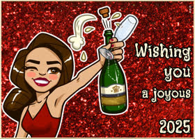 Postcard new year