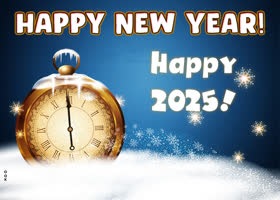 Postcard new year