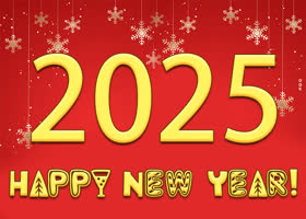 Postcard new year