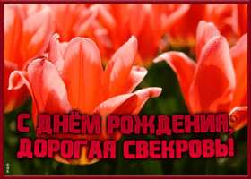 Открытка оригинальная картинка с днем рождения свекрови