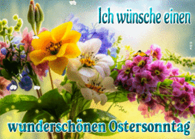 Postcard ostersonntag