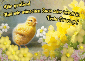 Postcard ostersonntag