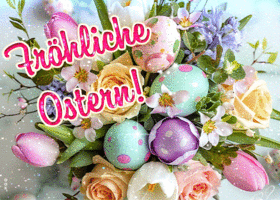 Postcard ostersonntag