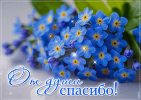 Postcard от души спасибо