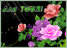 Картинка открытка букет для тебя