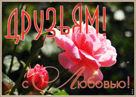 Картинка открытка для друзей дорогих