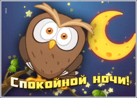 Открытка открытка доброй ночи