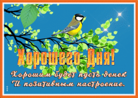 Открытка открытка хорошего дня и чудесного настроения