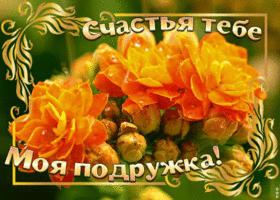 Открытка открытка любимой подружке