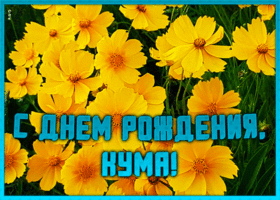 Картинка открытка с днём рождения куме от кума