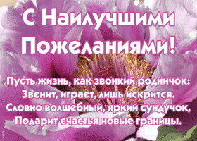 Картинка открытка с красивым пожеланием