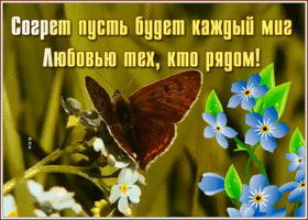 Открытка открытка с пожеланиями любви