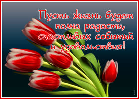 Картинка позитивная открытка с цветами