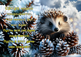 Postcard превосходная гиф-открытка, пусть все получится в эту среду