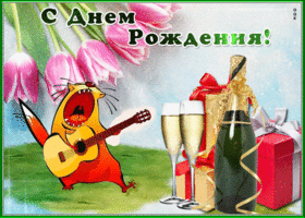 Открытка прикольная картинка с днем рождения мужчине