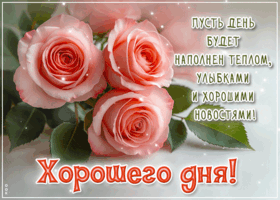 Postcard пусть день будет наполнен теплом, улыбками