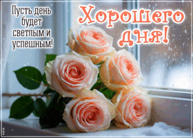 Postcard пусть день будет светлым и успешным