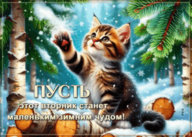 Picture пусть этот вторник станет маленьким зимним чудом