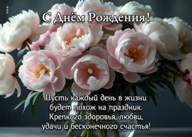 Postcard пусть каждый день в твоей жизни будет похож на праздник