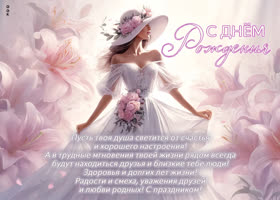 Picture пусть твоя душа светится от счастья! с днем рождения