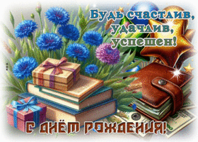 Picture пылкая гиф-открытка, с днем рождения, будь счастлив