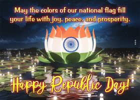 Postcard republic day