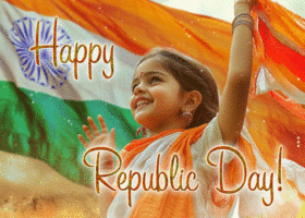 Postcard republic day
