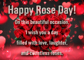 Postcard rose day