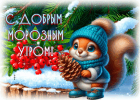 Picture с добрым морозным утром