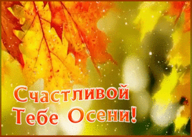 Картинка счастливой тебе осени