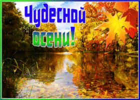 Картинка супер открытка чудесной осени