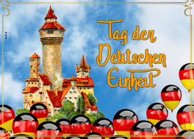 Picture tag der deutschen einheit