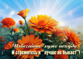 Picture тактичная гиф-открытка, стремитесь к лучшему