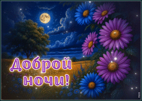 Postcard талантливая гиф-открытка, доброй ночки
