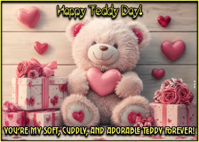 Postcard teddy day