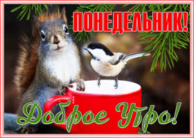 Открытка весенняя открытка с понедельником