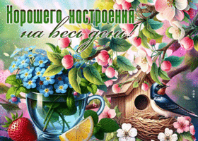 Postcard восхитительная гиф-открытка, хорошего настроения на весь день