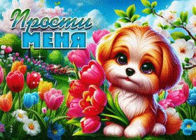 Picture взаимопонимающая гиф-открытка, прости, пожалуйста