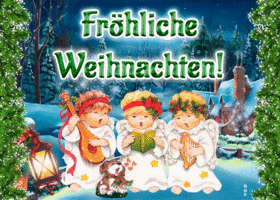 Postcard weihnachten