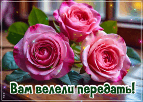 Picture яркая открытка, с розами для хорошего настроения!