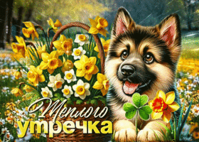 Postcard захватывающая гиф-открытка, теплого утречка